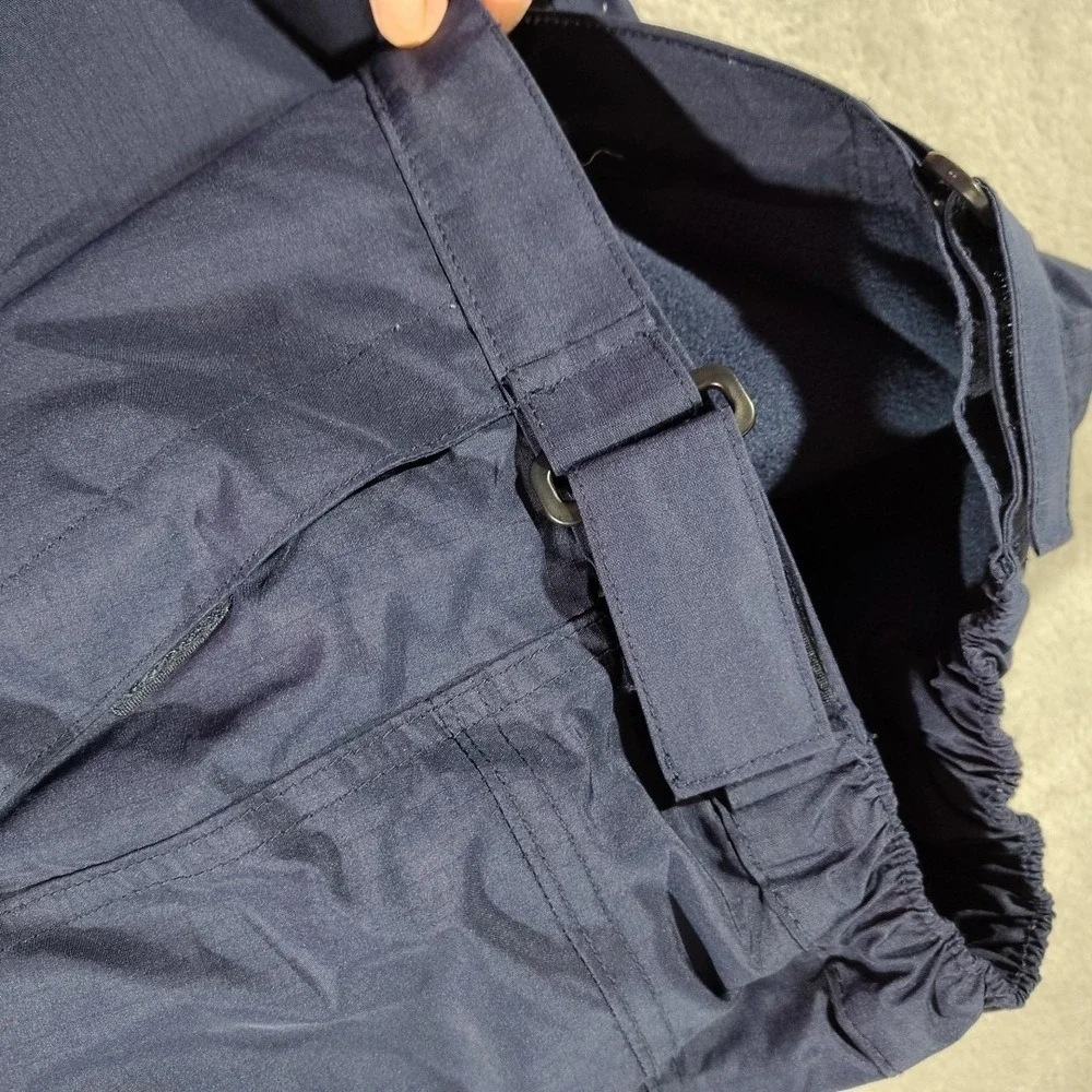 Childrens Place Snow Pants Kids 8 Navy Adjustable Waist Insulated Skiing Sleding